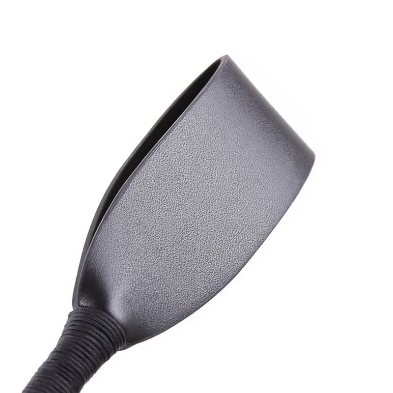 60CM Black PU Leather Spanking Paddle Long Whip Flirting Slave BDSM Bondage Flogger Sex Toys for Woman G Spot Sex Shop