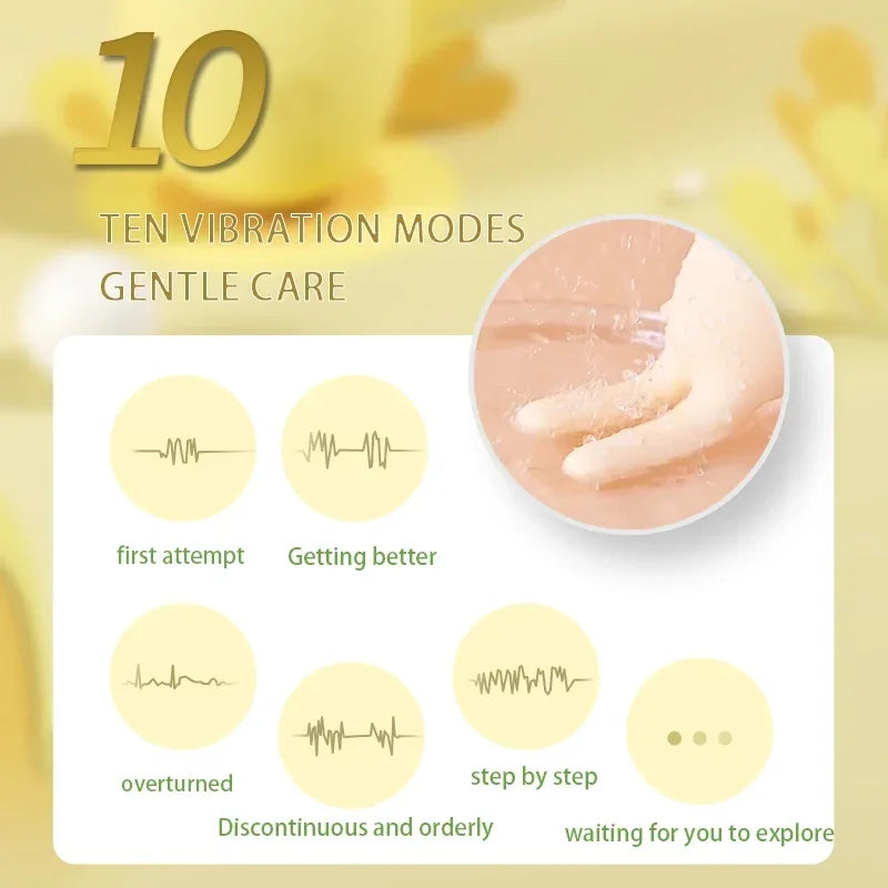 Rabbit Vibrator G-Spot Masssage Sex Toys for Women Nipple Clamp Clitoris Vagina Stimulator Female Masturbator