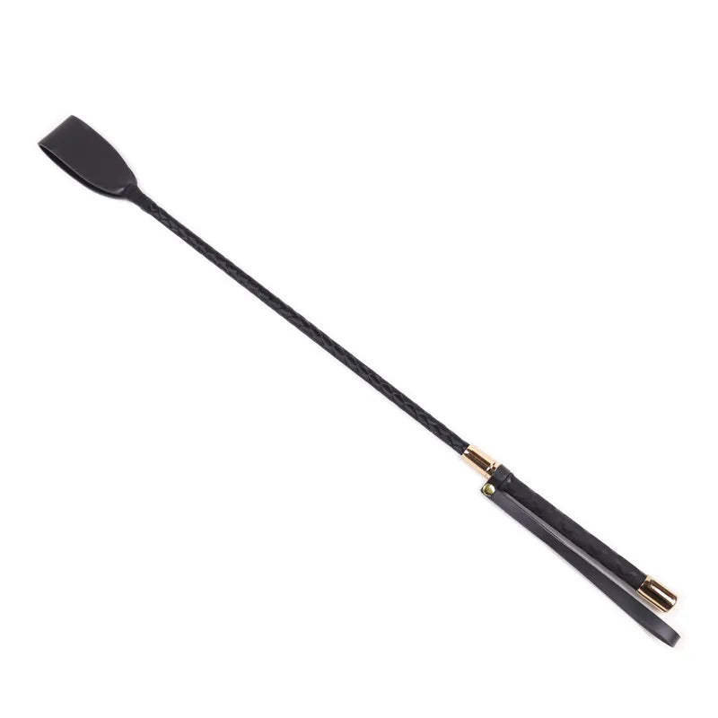 60CM Black PU Leather Spanking Paddle Long Whip Flirting Slave BDSM Bondage Flogger Sex Toys for Woman G Spot Sex Shop