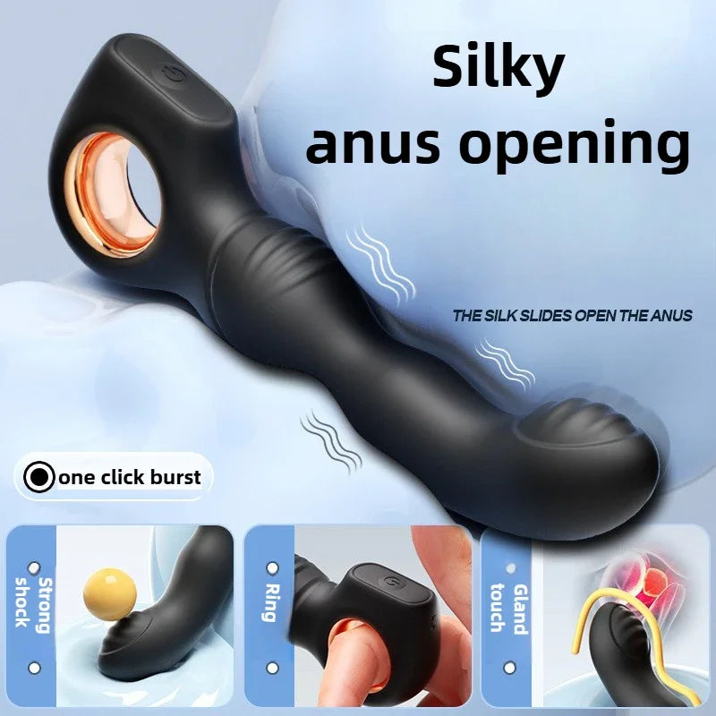 G-Spot Vibrator for Women Clitoris Stimulator Anal Plug Prostate Massage Butt Plugs Vibrating Female Masturbator Aldult Sex Toys