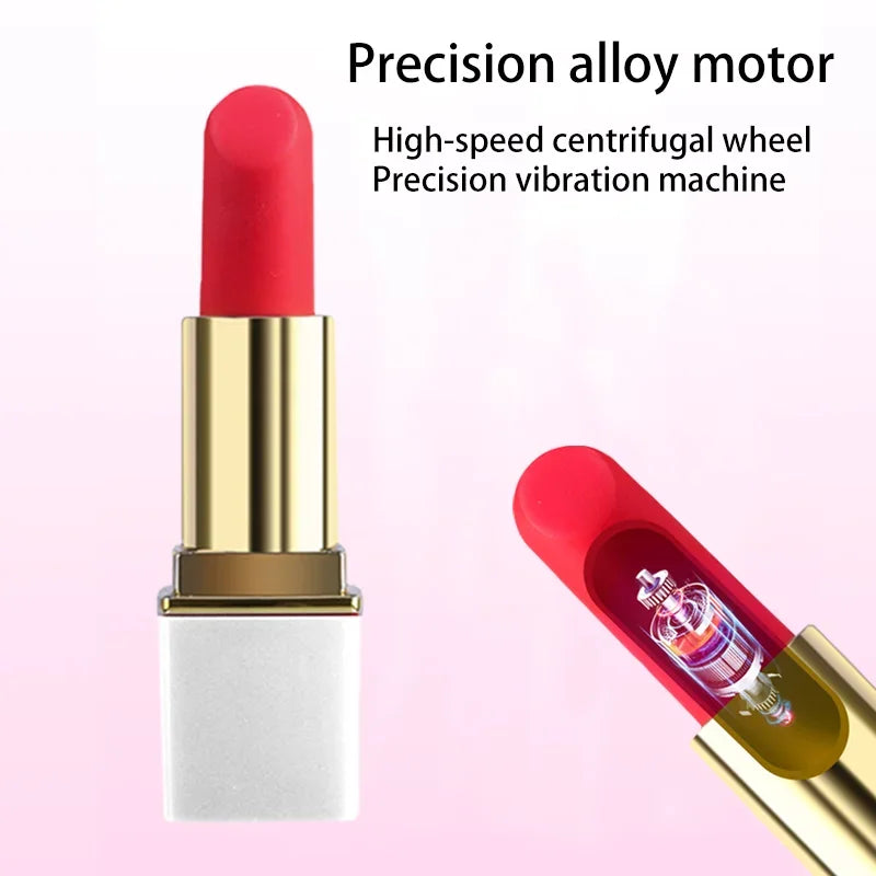 Lipstick Mini Vibrator 10 Speed Bullet Vibrator Dildo Clit Stimulator G Spot Massage Masturbator Adult Sex Toys for Women Vibe