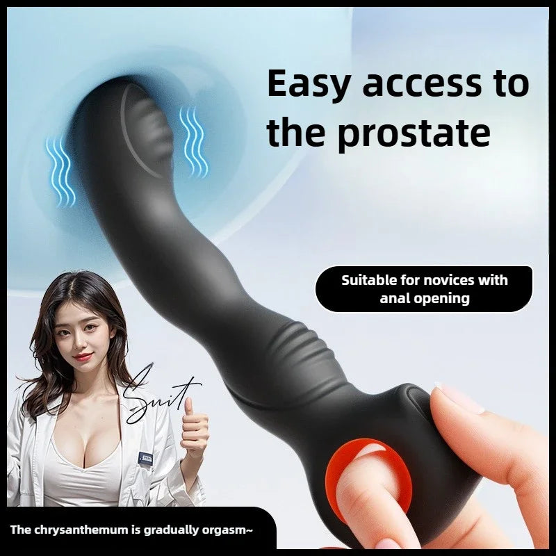 G-Spot Vibrator for Women Clitoris Stimulator Anal Plug Prostate Massage Butt Plugs Vibrating Female Masturbator Aldult Sex Toys