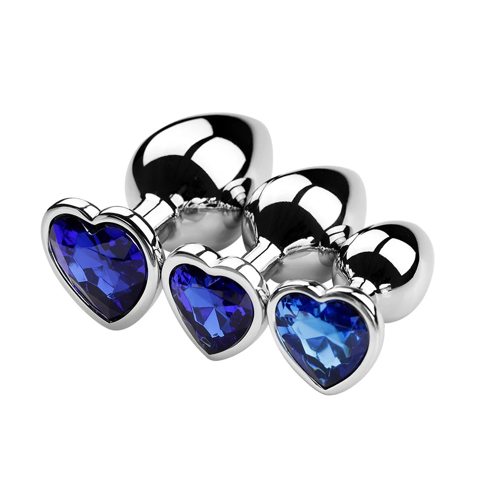 S/M/L Anal Plug Metal Adult Sex Toys for Women Men Crystal Erotic Bullet Butt Plug Stimulator Prostate Massager Intimate Goods