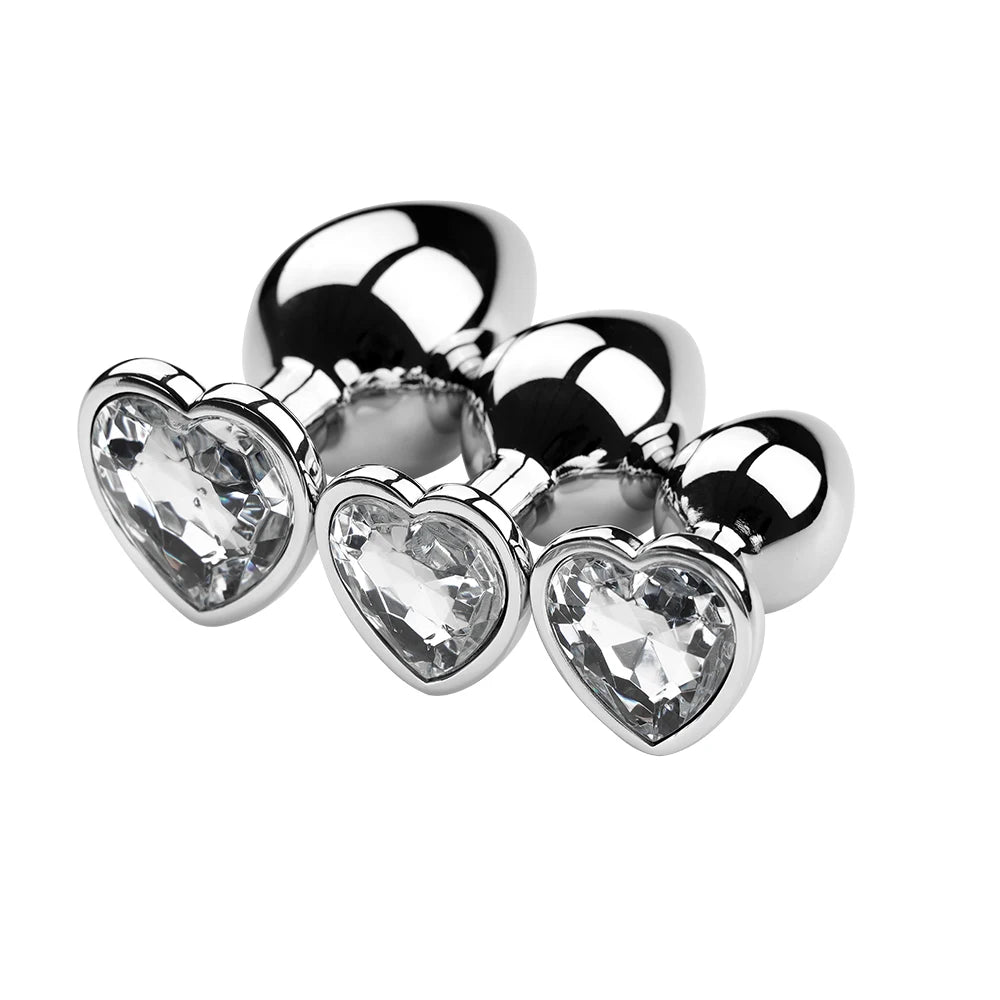 S/M/L Anal Plug Metal Adult Sex Toys for Women Men Crystal Erotic Bullet Butt Plug Stimulator Prostate Massager Intimate Goods