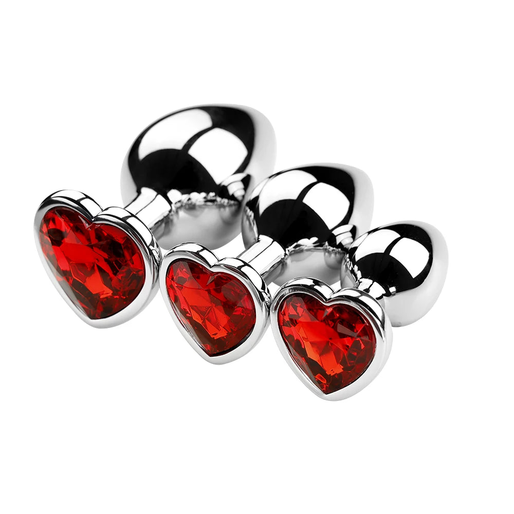 S/M/L Anal Plug Metal Adult Sex Toys for Women Men Crystal Erotic Bullet Butt Plug Stimulator Prostate Massager Intimate Goods
